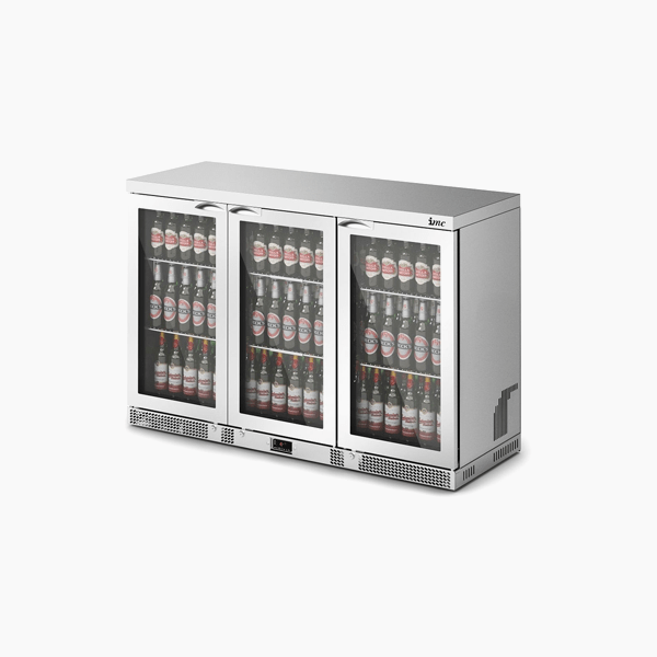 SS BOTTLE COOLER 3 DOORS