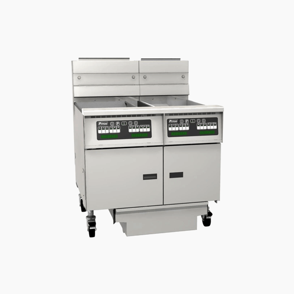 PITCO GAS FRYER DOUBLE WITH FILTRATION & COMPUTER