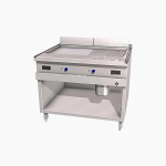 GAS GRIDDLE SMOOTH AND RIBBED
